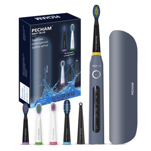 Звуковая электрическая зубная щетка PECHAM Navy Blue Travel PC-083