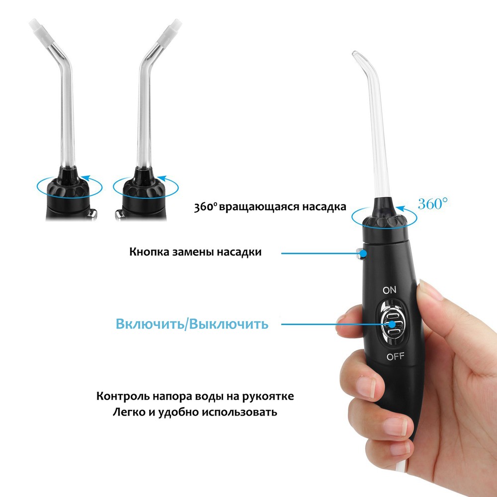 Ирригатор PECHAM Professional Black Edition-Фото 4