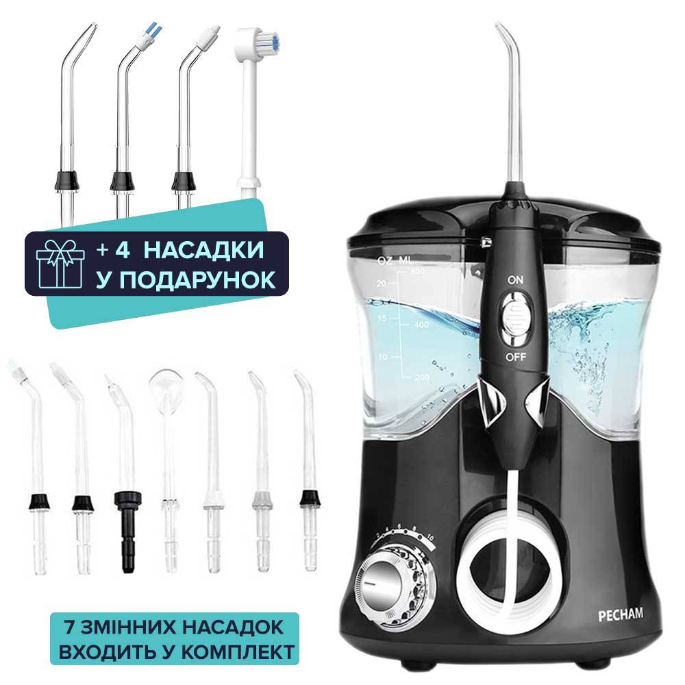 Іригатор PECHAM Professional Black Edition  + річний запас насадок-Главное фото
