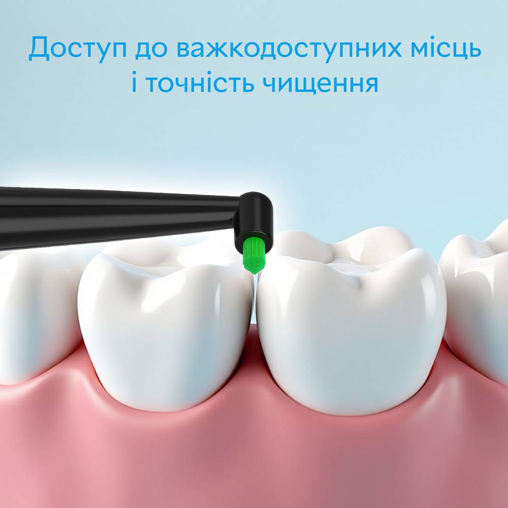 Насадки монопучковые средней жесткости к зубной щетке Pecham-Фото 3